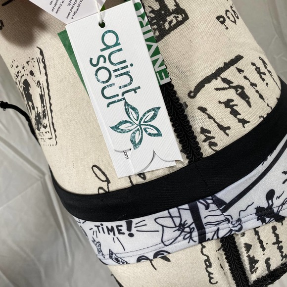 Quint Soul 360 Woman's Cami Top Comic Book Pattern Two Piece Bathing Suit Sz S - Picture 6 of 9